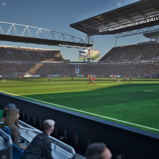 BMO Field - Section Field Boxes Seat View