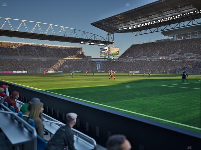 BMO Field - Section Field Boxes Seat View