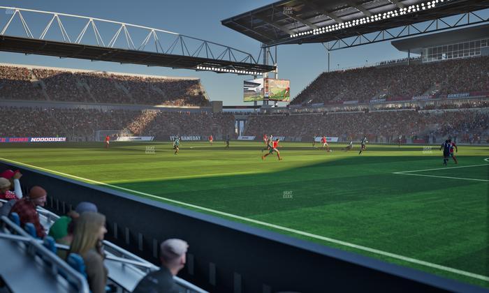 BMO Field - Section Field Boxes Seat View