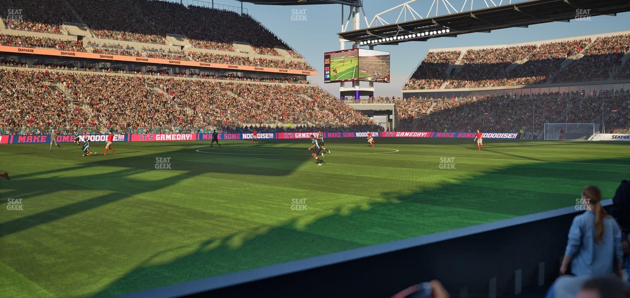 BMO Field - Section Field Northwest Seat View