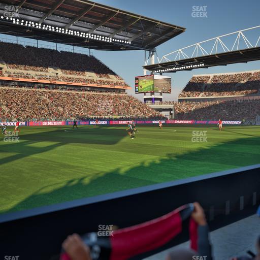 BMO Field - Section Field Northwest Seat View