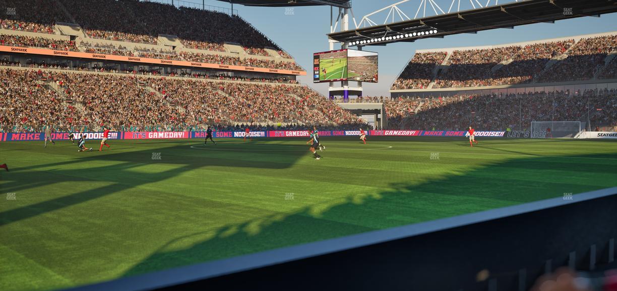 BMO Field - Section Field Northwest Seat View