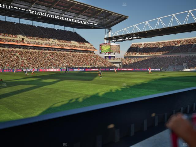 BMO Field - Section Field Northwest Seat View
