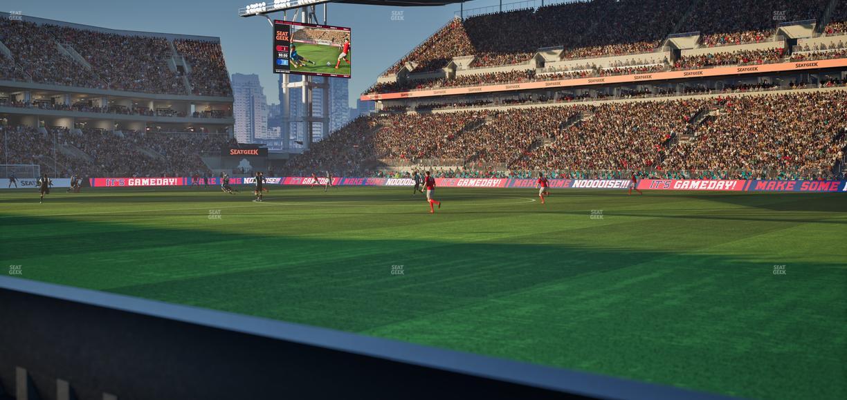 BMO Field - Section Field Southwest Seat View