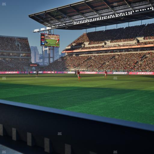 BMO Field - Section Field Southwest Seat View