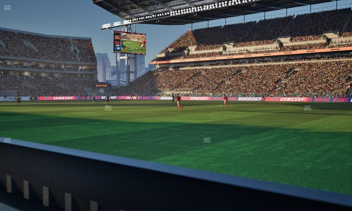 BMO Field - Section Field Southwest Seat View