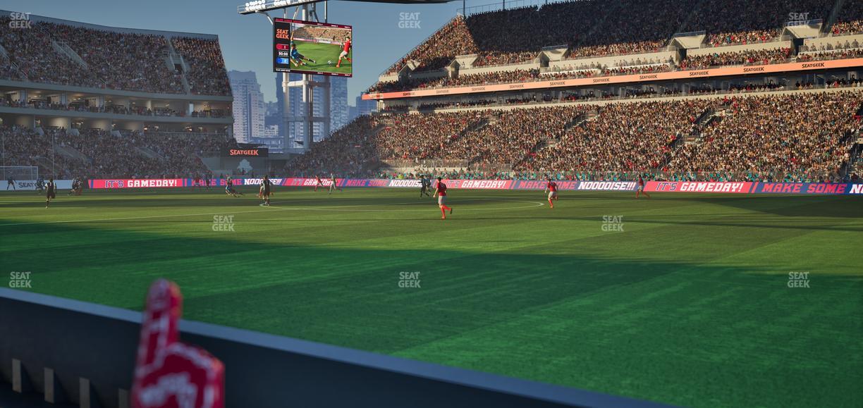 BMO Field - Section Field Southwest Seat View