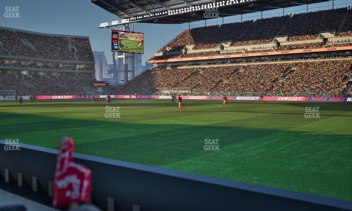 BMO Field - Section Field Southwest Seat View