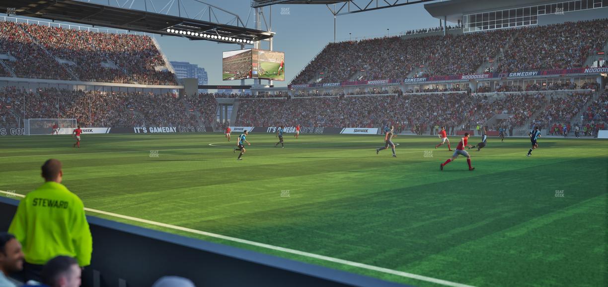 BMO Field - Section Field Seat View