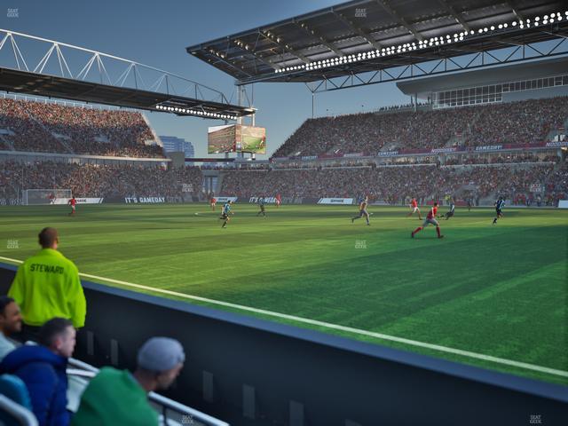 BMO Field - Section Field Seat View