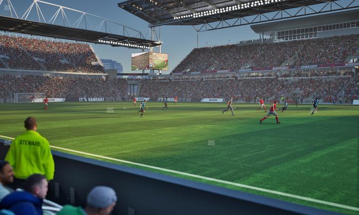 BMO Field - Section Field Seat View
