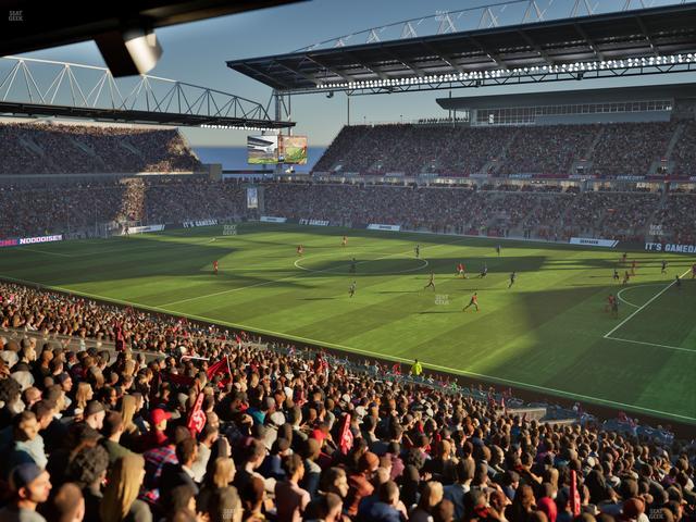BMO Field - Section Loge Seat View