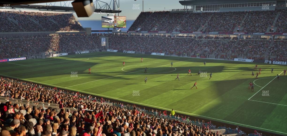 BMO Field - Section Loge Seat View