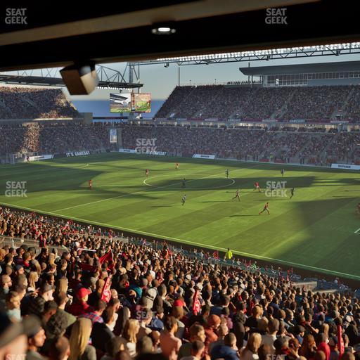 BMO Field - Section Loge Seat View