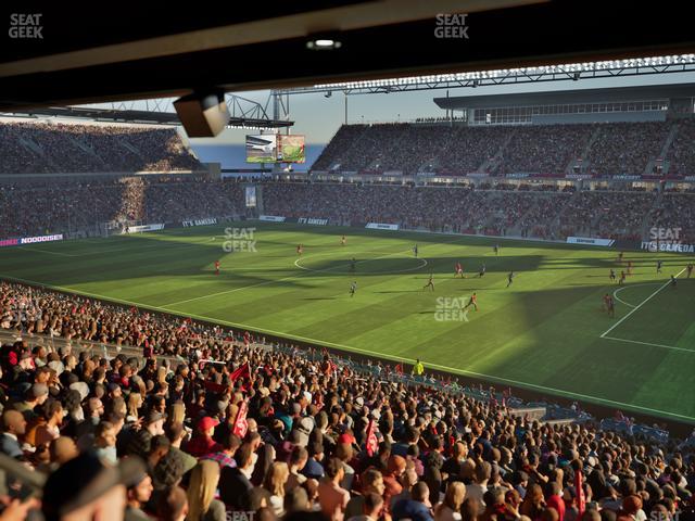 BMO Field - Section Loge Seat View