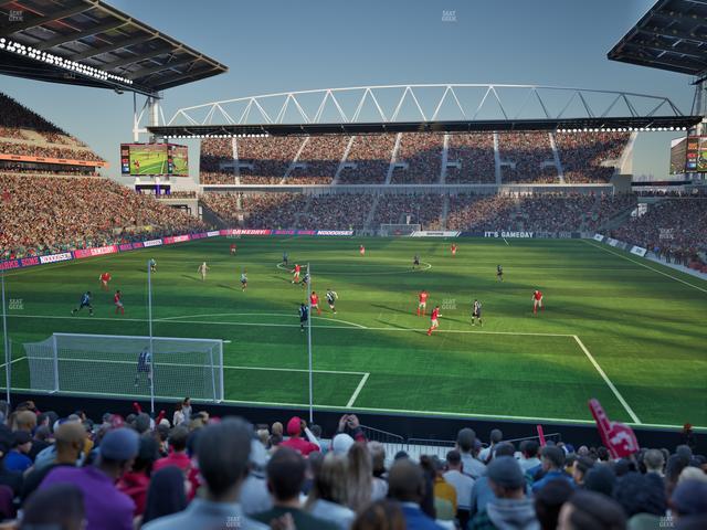 BMO Field - Section North Suite 205 Seat View