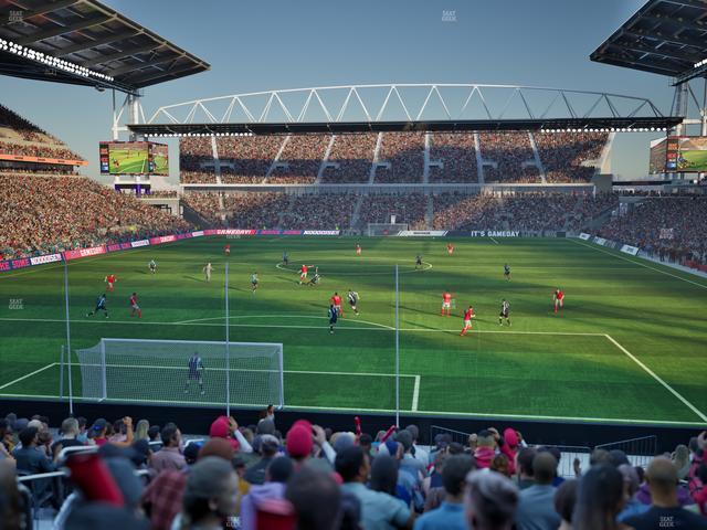 BMO Field - Section North Suite 206 Seat View