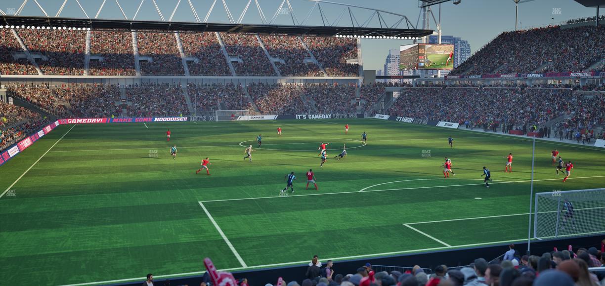 BMO Field - Section North Suite 212 Seat View