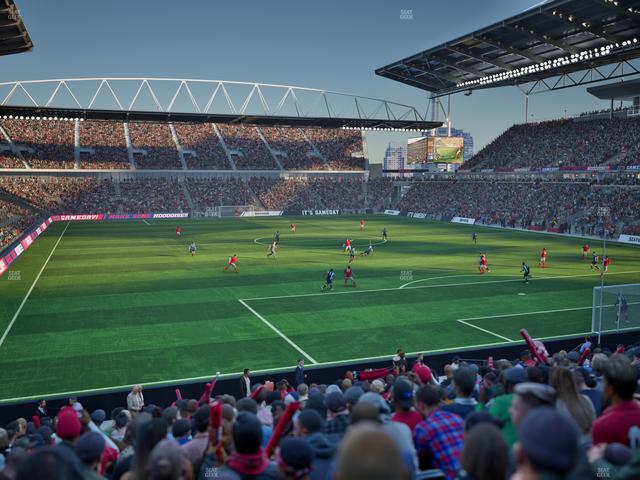 BMO Field - Section North Suite 213 Seat View