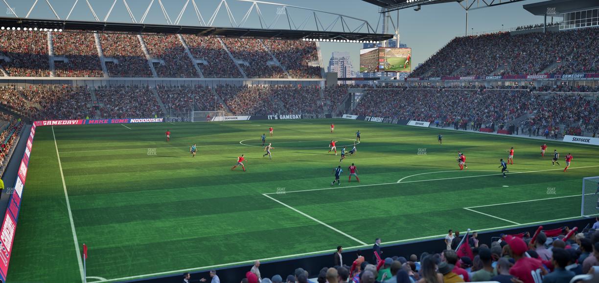 BMO Field - Section North Suite 214 Seat View