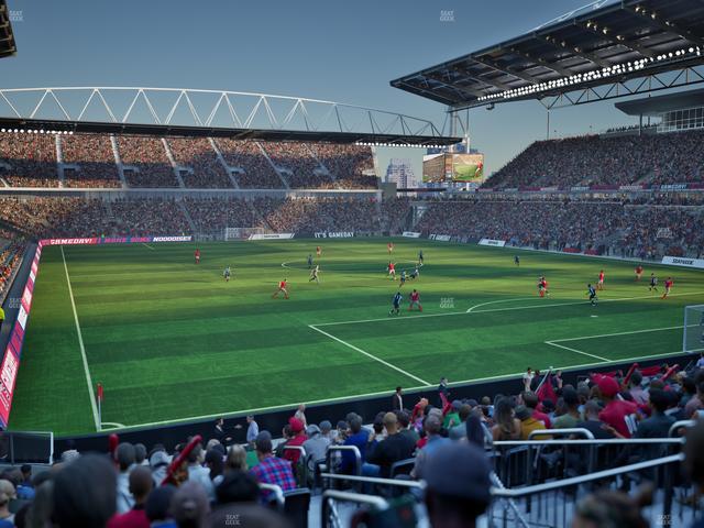 BMO Field - Section North Suite 214 Seat View