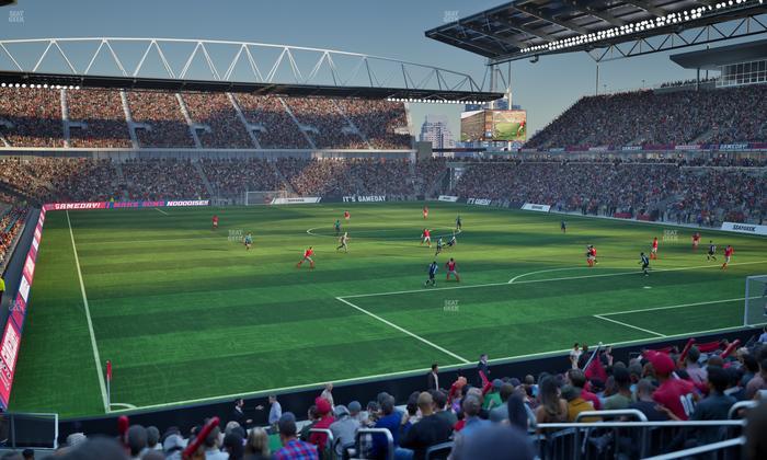 BMO Field - Section North Suite 214 Seat View