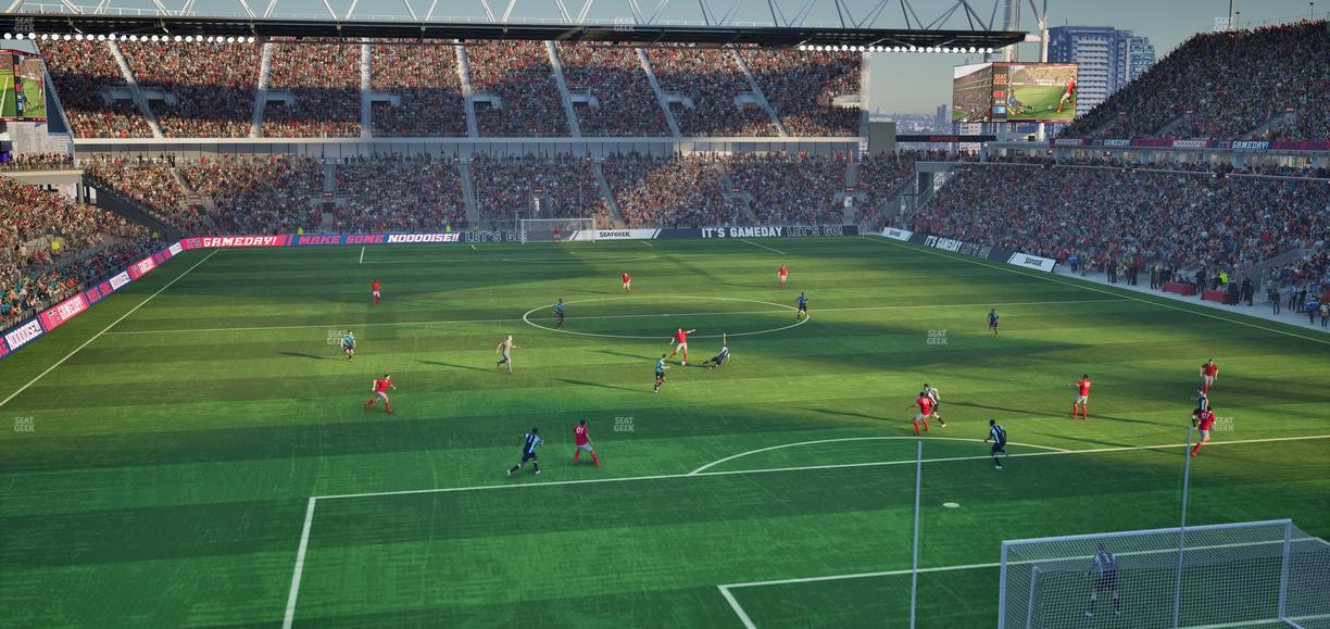 BMO Field - Section North Suite 312 Seat View