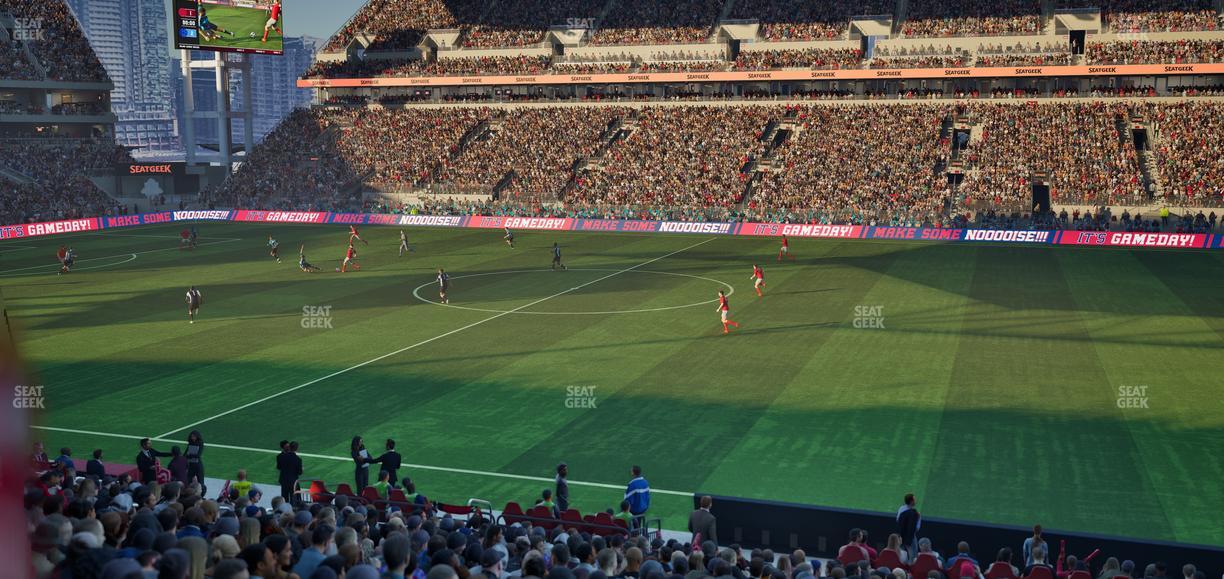 BMO Field - Section West Suite 11 Seat View