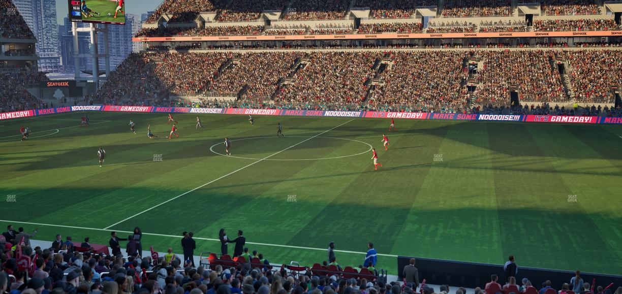 BMO Field - Section West Suite 12 Seat View