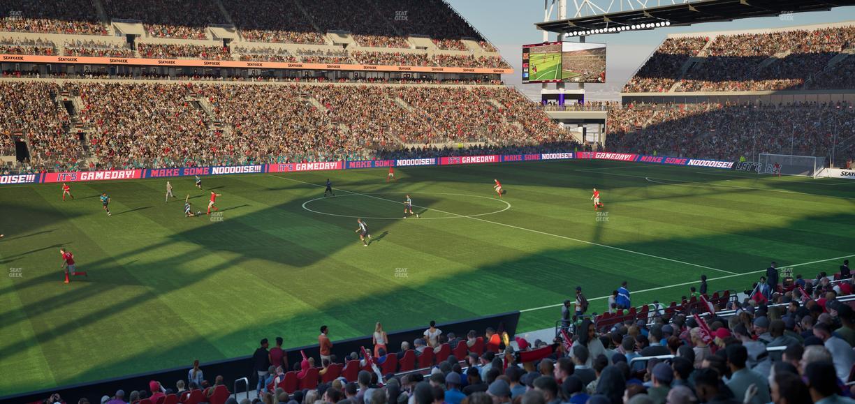 BMO Field - Section West Suite 22 Seat View