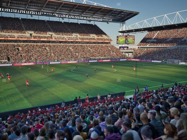 BMO Field - Section West Suite 23 Seat View