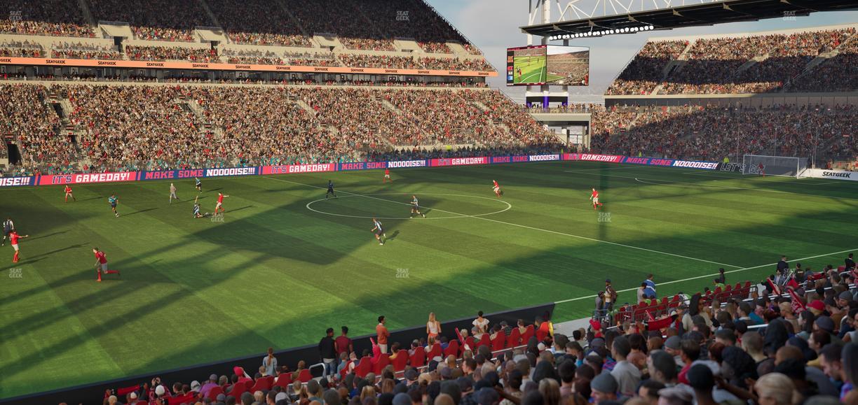 BMO Field - Section West Suite 23 Seat View