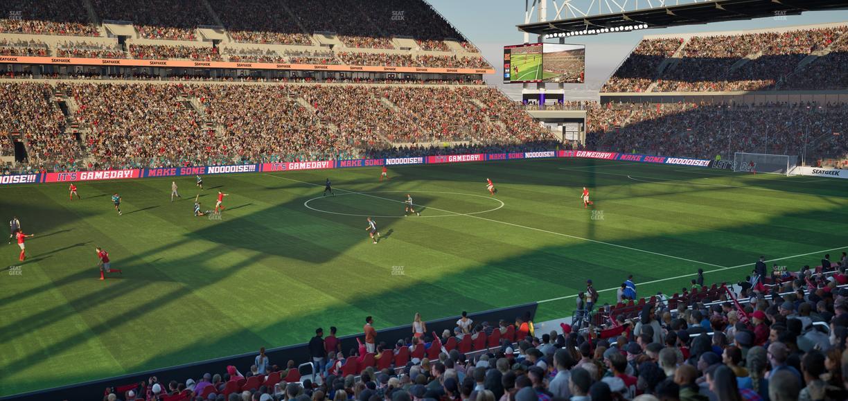 BMO Field - Section West Suite 23 Seat View