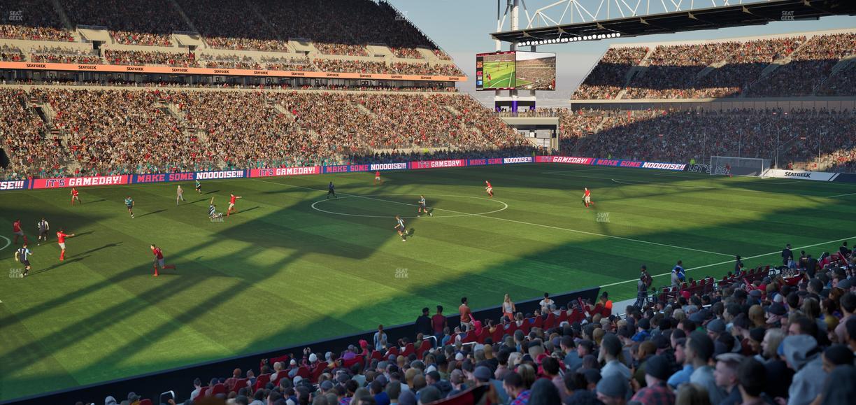 BMO Field - Section West Suite 24 Seat View