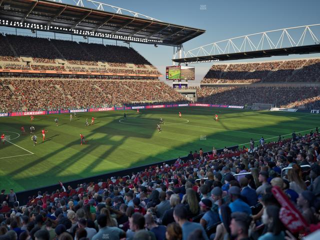 BMO Field - Section West Suite 25 Seat View