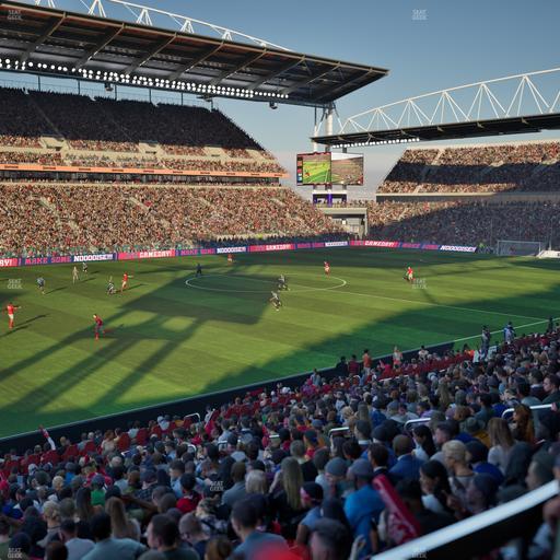 BMO Field - Section West Suite 25 Seat View