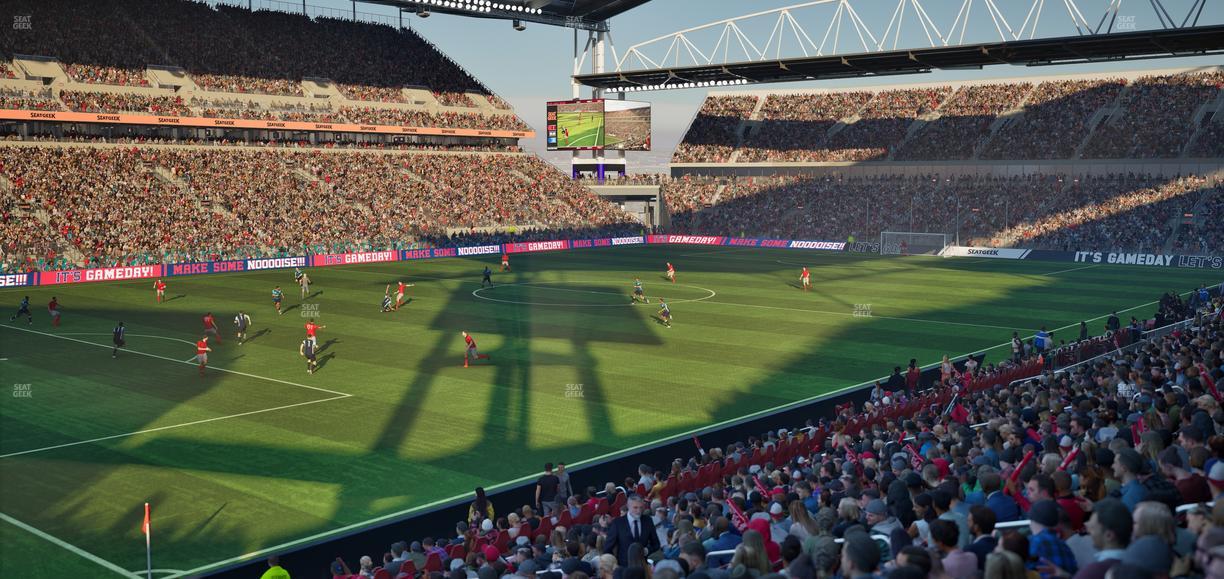 BMO Field - Section West Suite 28 Seat View