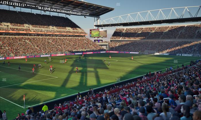 BMO Field - Section West Suite 28 Seat View