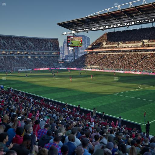 BMO Field - Section West Suite 3 Seat View