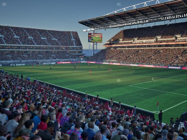 BMO Field - Section West Suite 3 Seat View