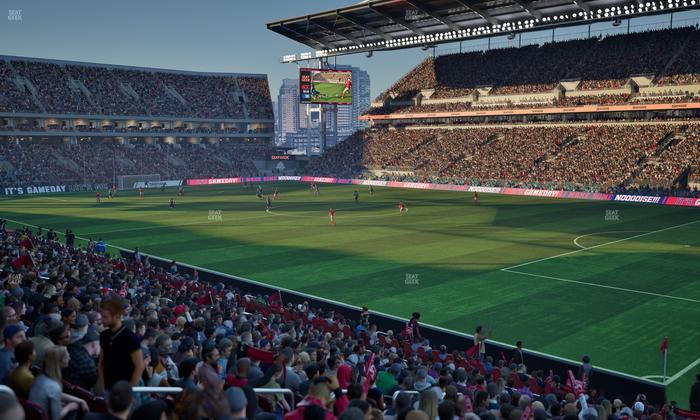 BMO Field - Section West Suite 4 Seat View