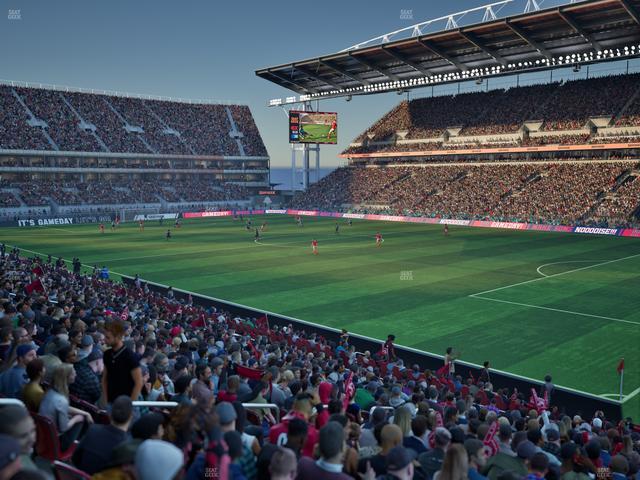 BMO Field - Section West Suite 4 Seat View