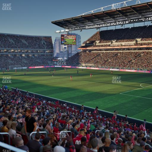 BMO Field - Section West Suite 4 Seat View