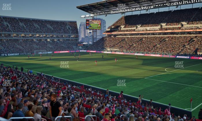 BMO Field - Section West Suite 4 Seat View