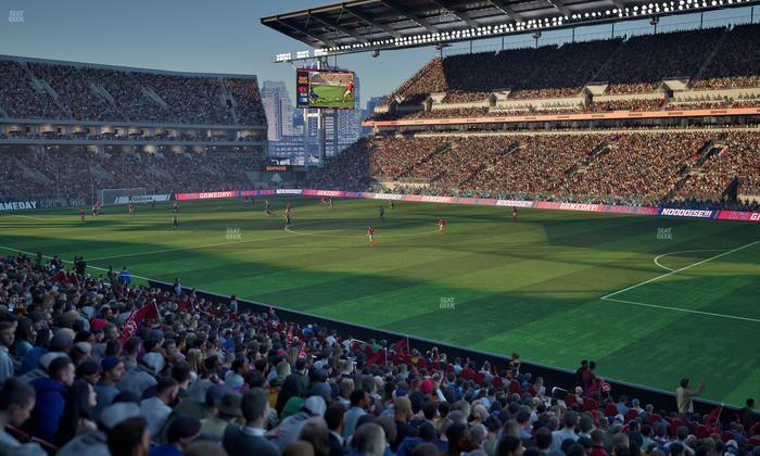 BMO Field - Section West Suite 5 Seat View