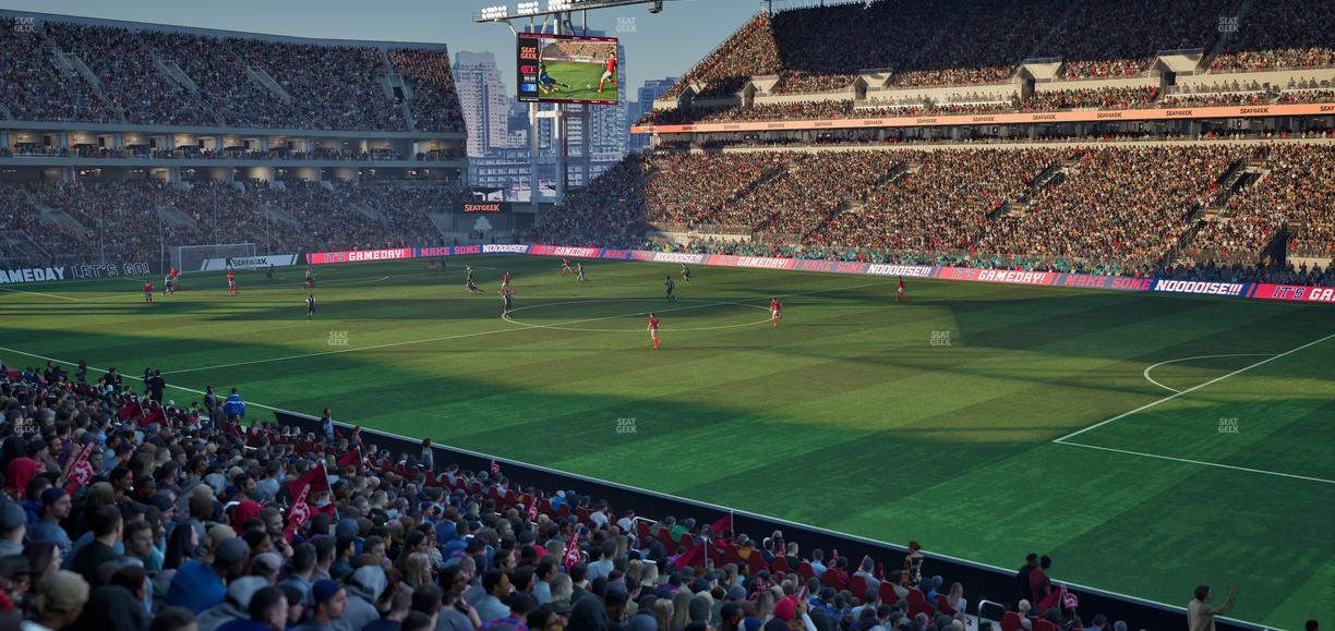 BMO Field - Section West Suite 5 Seat View