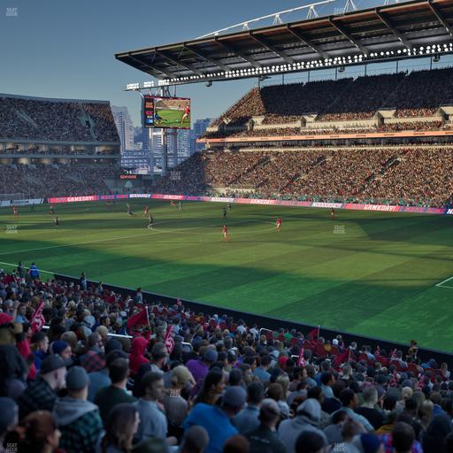 BMO Field - Section West Suite 6 Seat View