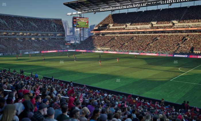 BMO Field - Section West Suite 6 Seat View