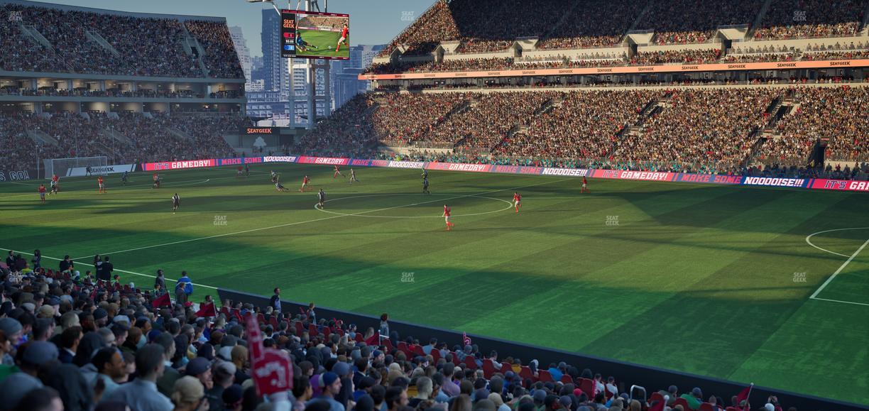 BMO Field - Section West Suite 7 Seat View