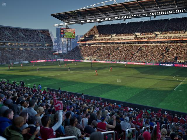 BMO Field - Section West Suite 7 Seat View